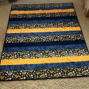 Homemade Hanukkah Throw
